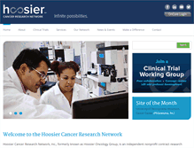 Tablet Screenshot of hoosiercancer.org